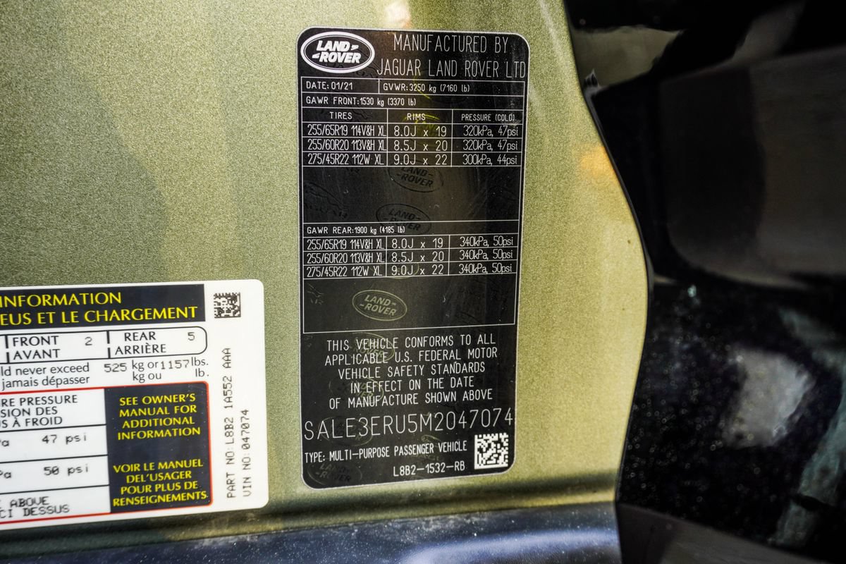 Used 2021 Land Rover Defender 110 X-Dynamic HSE AWD/4WD image 41
