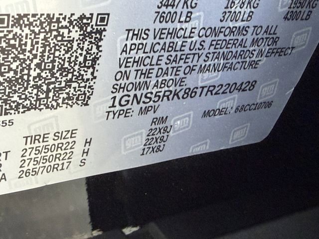 New 2026 Chevrolet Tahoe RST w/ Comfort Package image 22