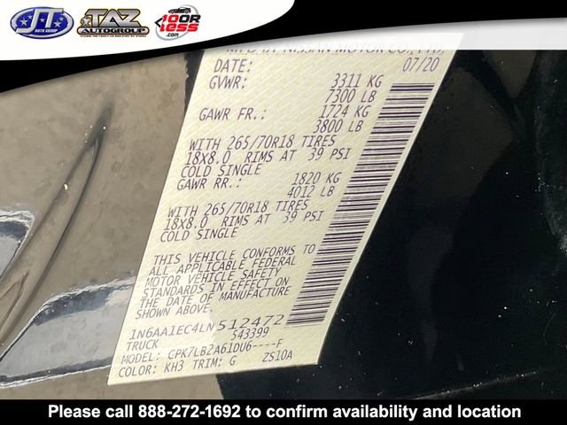 Used 2020 Nissan Titan SV image 19