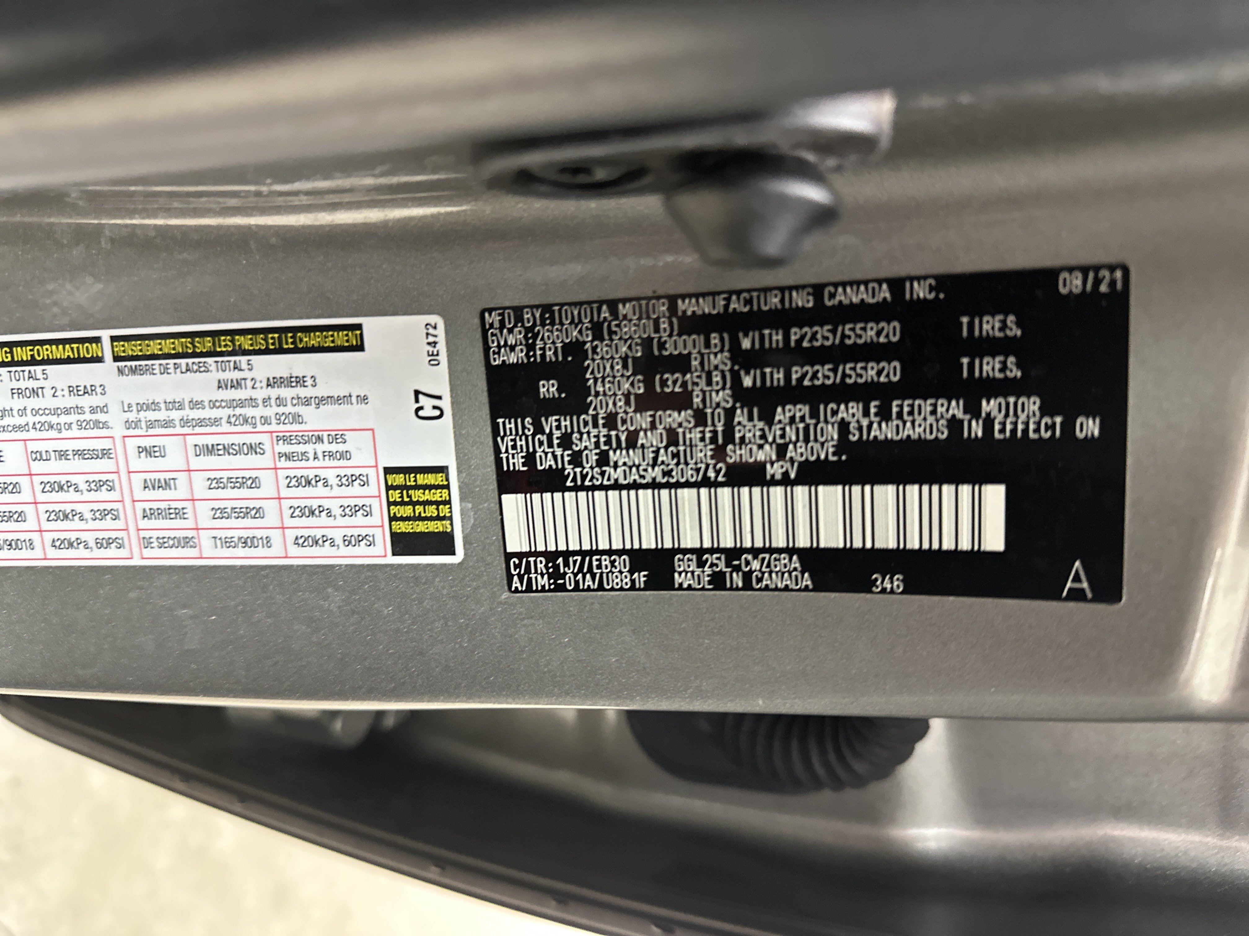 Certified 2021 Lexus RX 350 F Sport AWD/4WD image 35