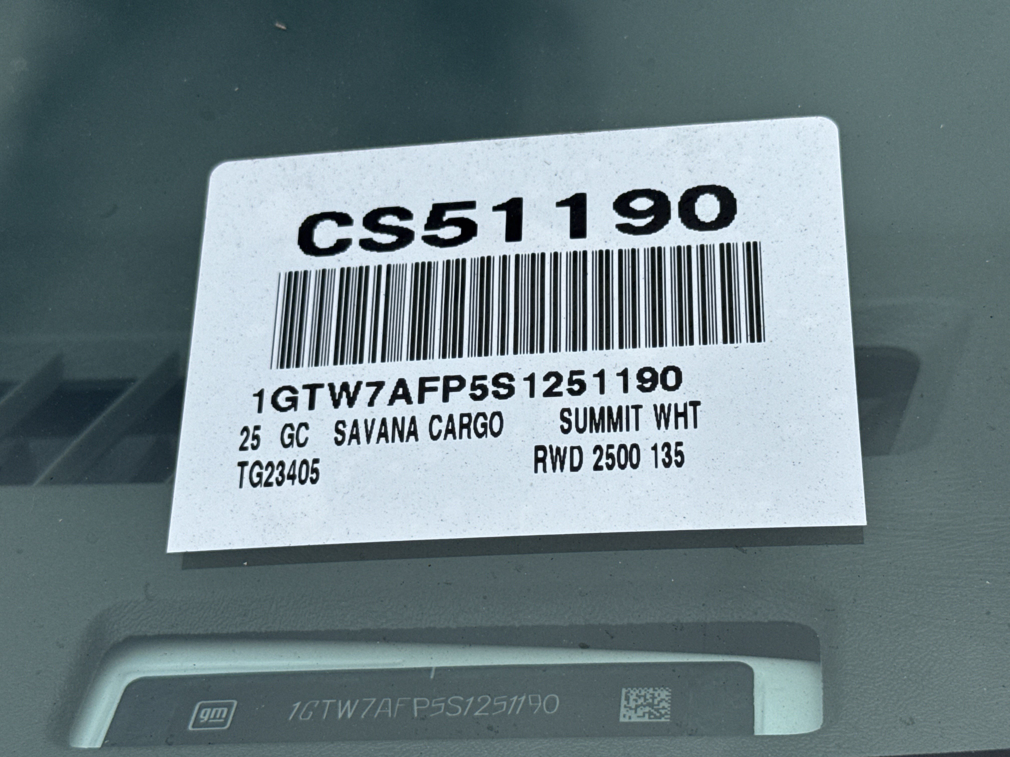 New 2025 GMC Savana 2500 w/ Driver Convenience Package RWD image 37