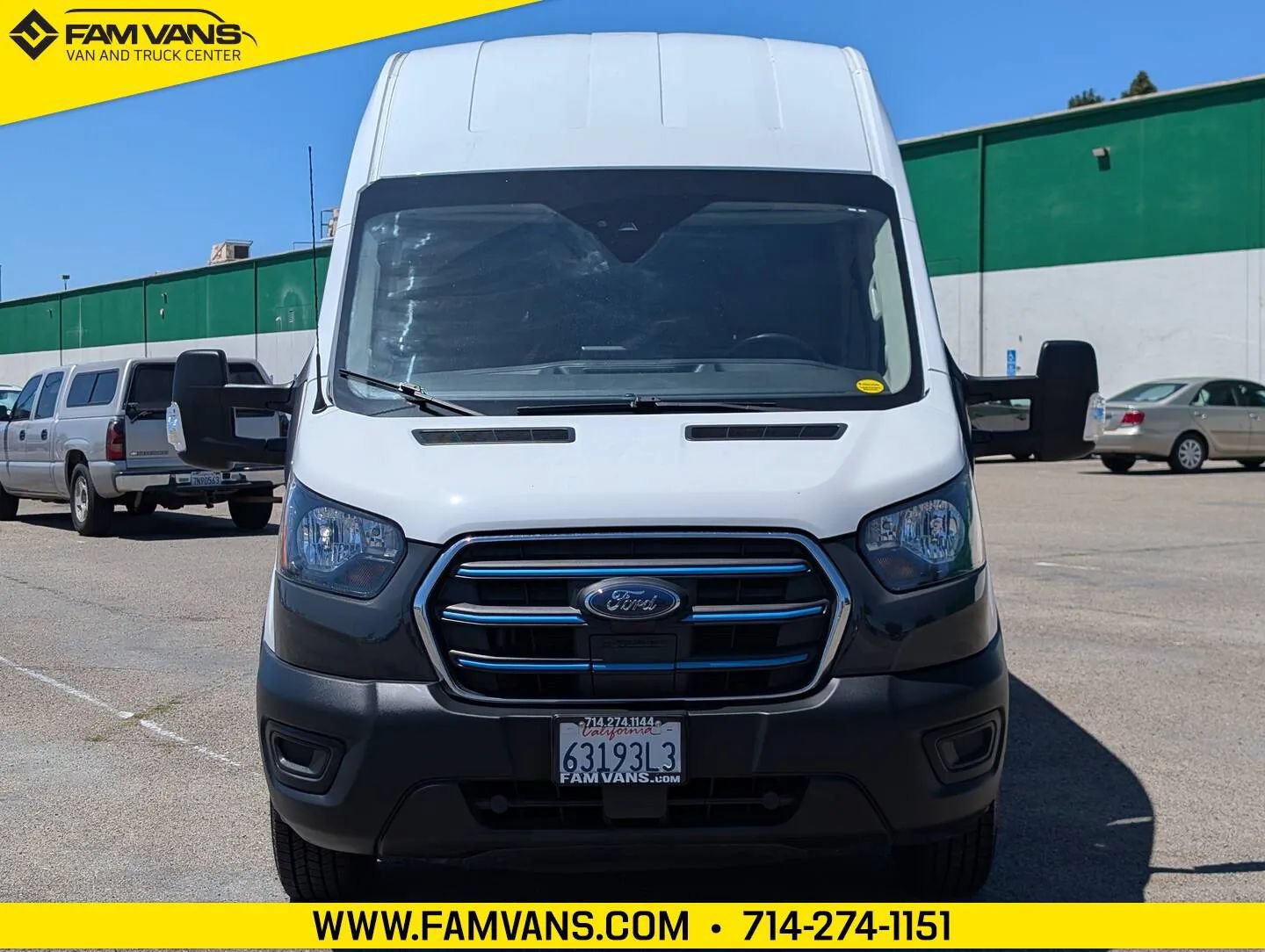 Used 2022 Ford E-Transit 148 High Roof w/ Load Area Protection Package RWD image 2
