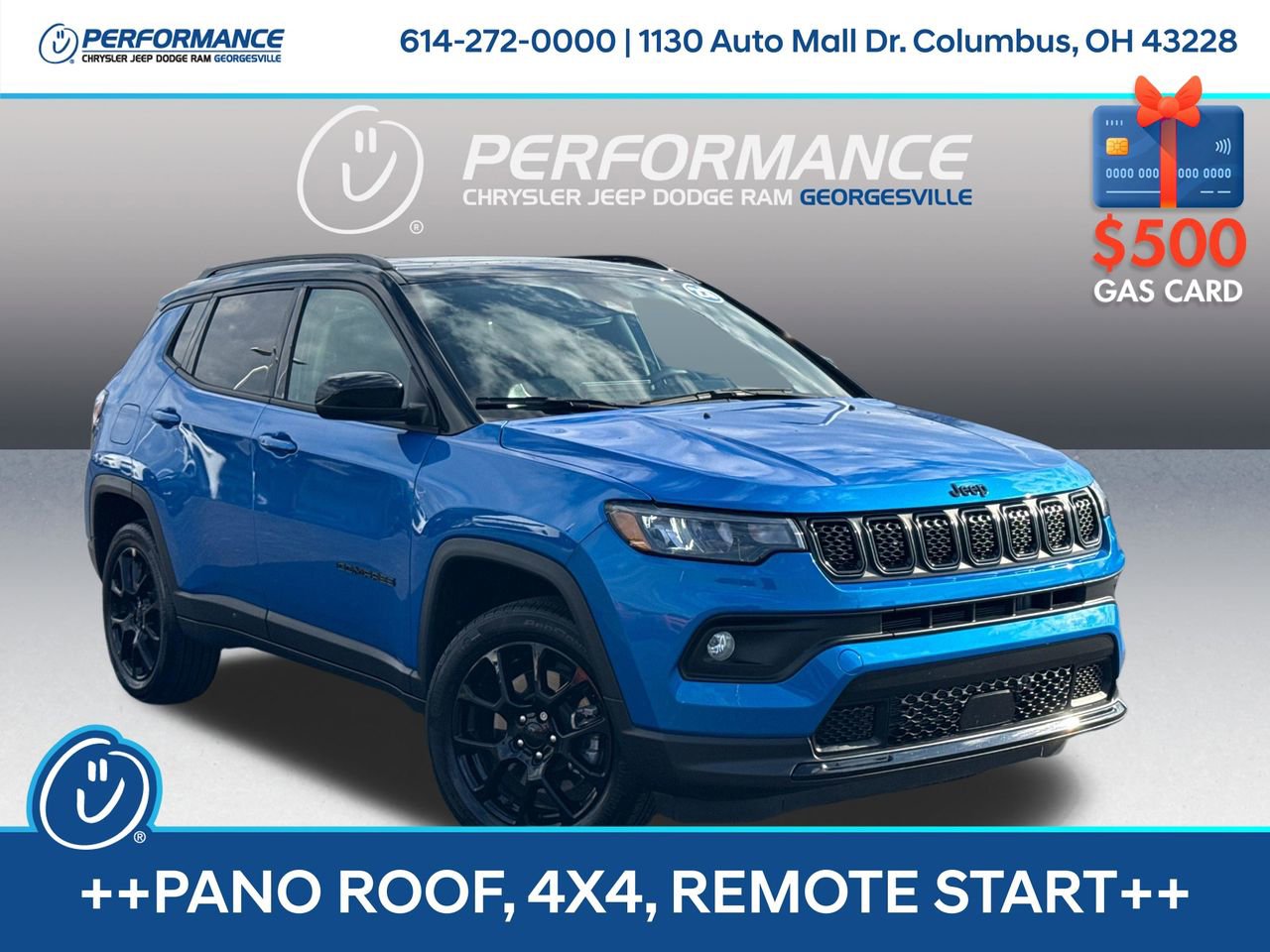 Used 2023 Jeep Compass Latitude w/ Sun and Sound Group AWD/4WD image 1