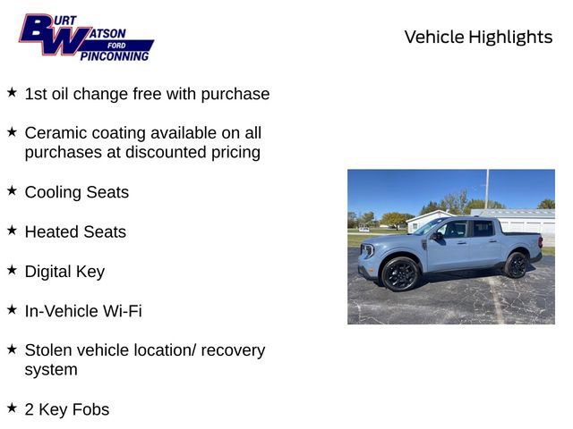 New 2025 Ford Maverick Lariat w/ Black Appearance Package image 9