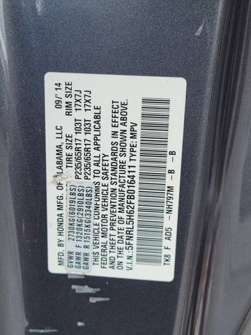 Used 2015 Honda Odyssey EX-L image 34