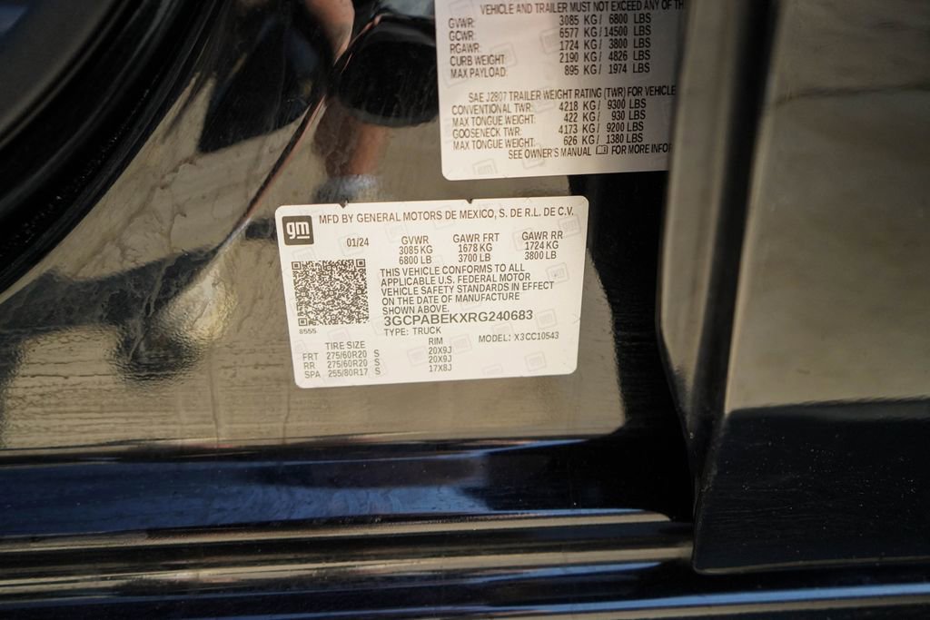 Used 2024 Chevrolet Silverado 1500 Custom RWD image 38