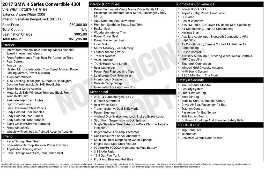 Used 2017 BMW 430i Convertible image 22