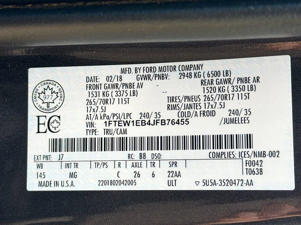 Used 2018 Ford F150 XLT AWD/4WD image 31