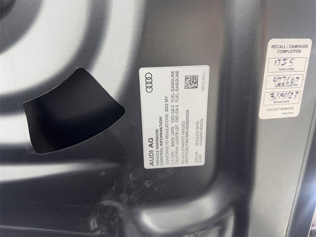 Used 2022 Audi Q5 2.0T Premium w/ Convenience Package image 81