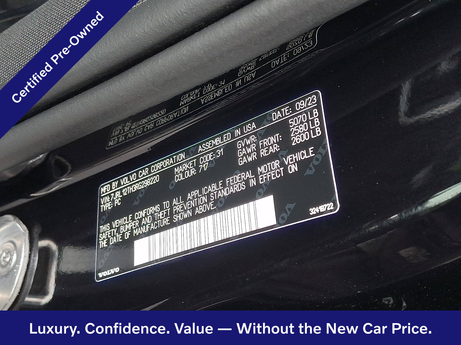 Certified 2024 Volvo S60 B5 Plus w/ Climate Package AWD/4WD image 28