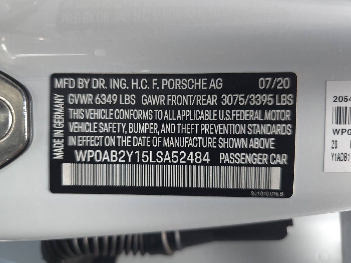 Used 2020 Porsche Taycan 4S w/ Premium Package image 59