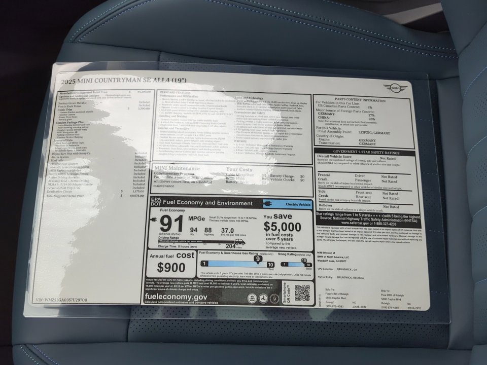 New 2025 MINI Cooper Countryman SE image 35