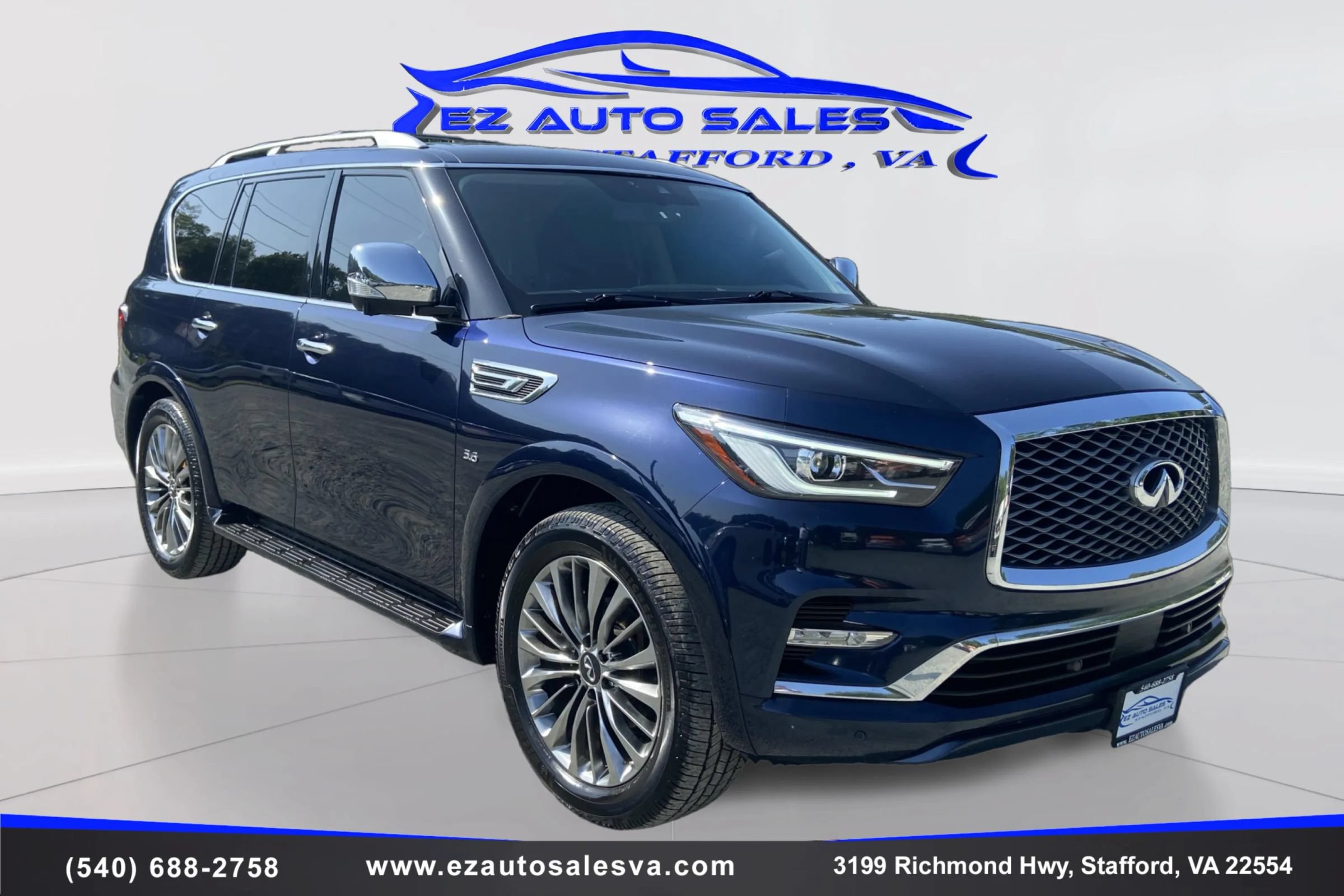 Used 2019 INFINITI QX80 Luxe w/ 22" Wheel Package AWD/4WD image 3