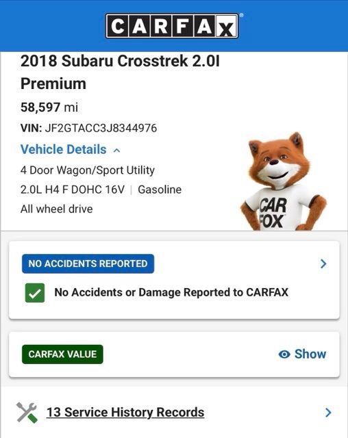 Used 2018 Subaru Crosstrek 2.0i Premium w/ Moonroof Package AWD/4WD image 4