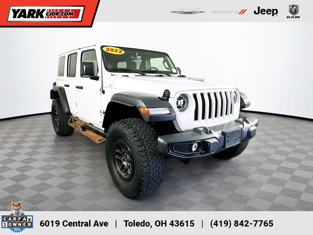 Used 2022 Jeep Wrangler Unlimited Sport AWD/4WD image 1