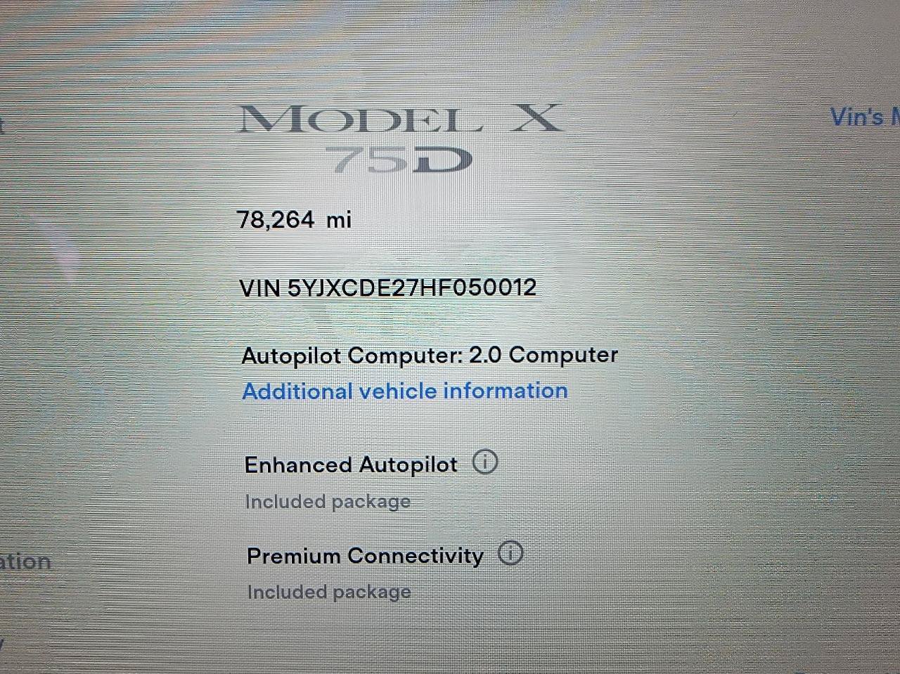 Used 2017 Tesla Model X 75D AWD/4WD image 34