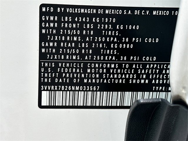 Used 2022 Volkswagen Taos SE image 37