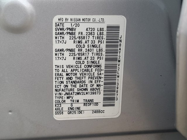 Used 2020 Nissan Rogue SV image 31