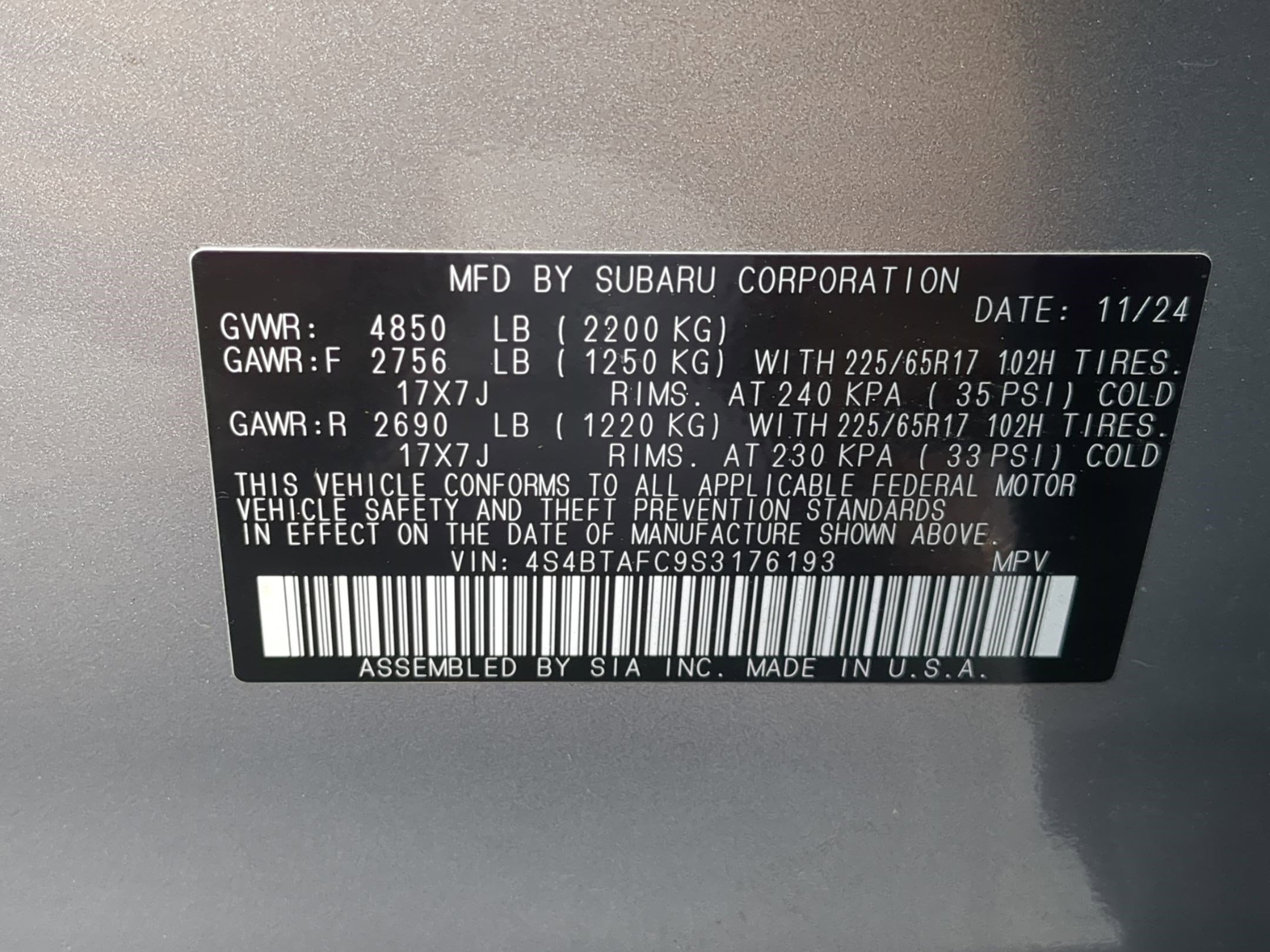 Used 2025 Subaru Outback Premium image 35