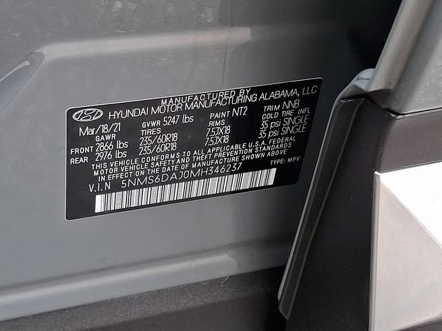 Used 2021 Hyundai Santa Fe SEL w/ Convenience Package AWD/4WD image 28
