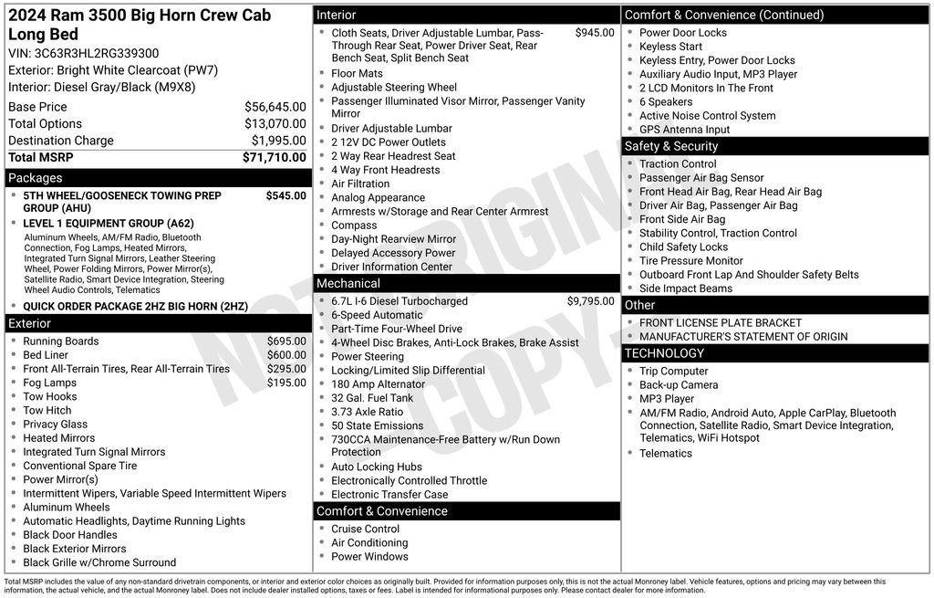 Used 2024 RAM 3500 Big Horn video 2