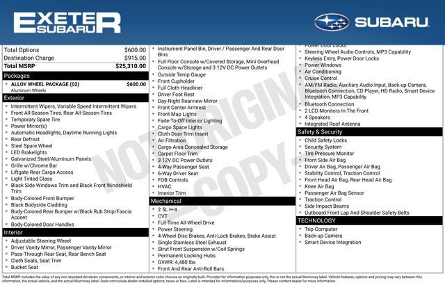 Used 2018 Subaru Forester 2.5i w/ Alloy Wheel Package image 6