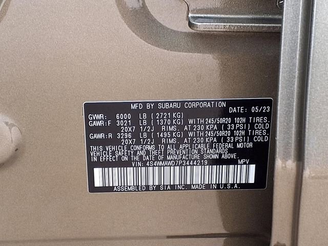 Certified 2023 Subaru Ascent Touring AWD/4WD image 10