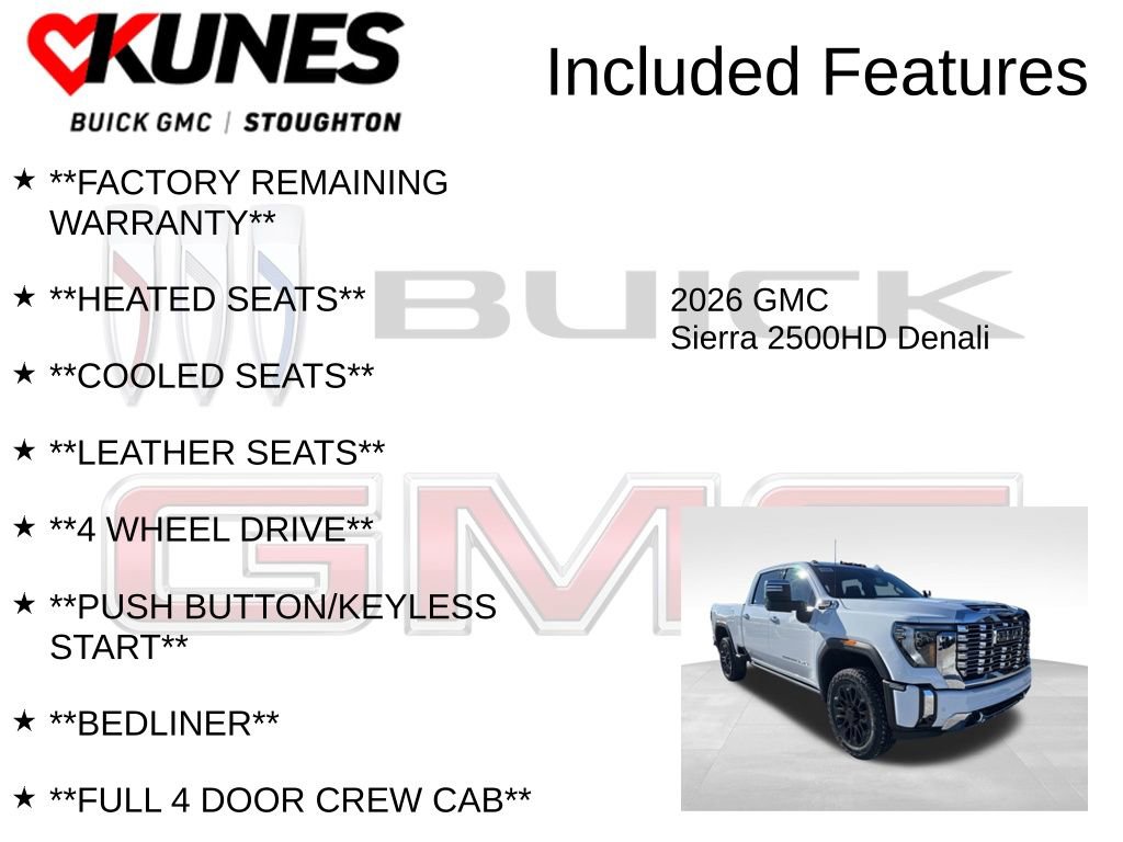 New 2026 GMC Sierra 2500 Denali w/ Denali Reserve Package image 3