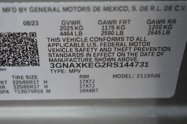 Certified 2024 Chevrolet Equinox LT w/ LPO, Floor Liner Package image 38