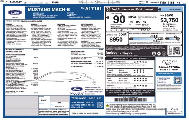 New 2026 Ford Mustang Mach-E GT AWD/4WD image 10