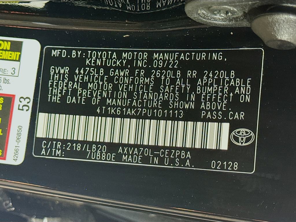 Used 2023 Toyota Camry XSE w/ Cold Weather Package FWD image 32
