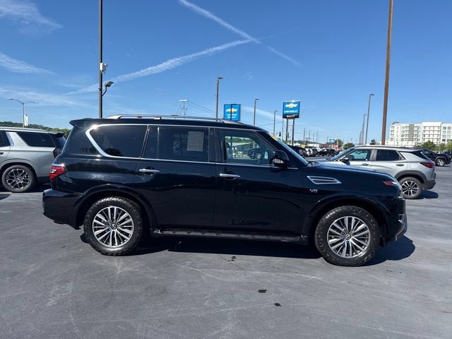 Used 2021 Nissan Armada SL w/ Captain's Chairs Package AWD/4WD image 2