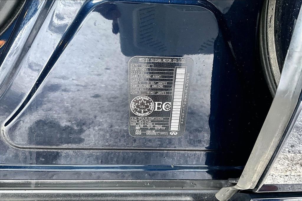 Used 2022 INFINITI QX55 Luxe image 17