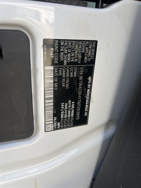 Used 2021 Mercedes-Benz Sprinter 2500 image 7