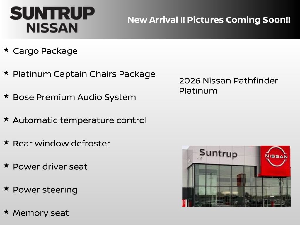 New 2026 Nissan Pathfinder Platinum AWD/4WD image 3