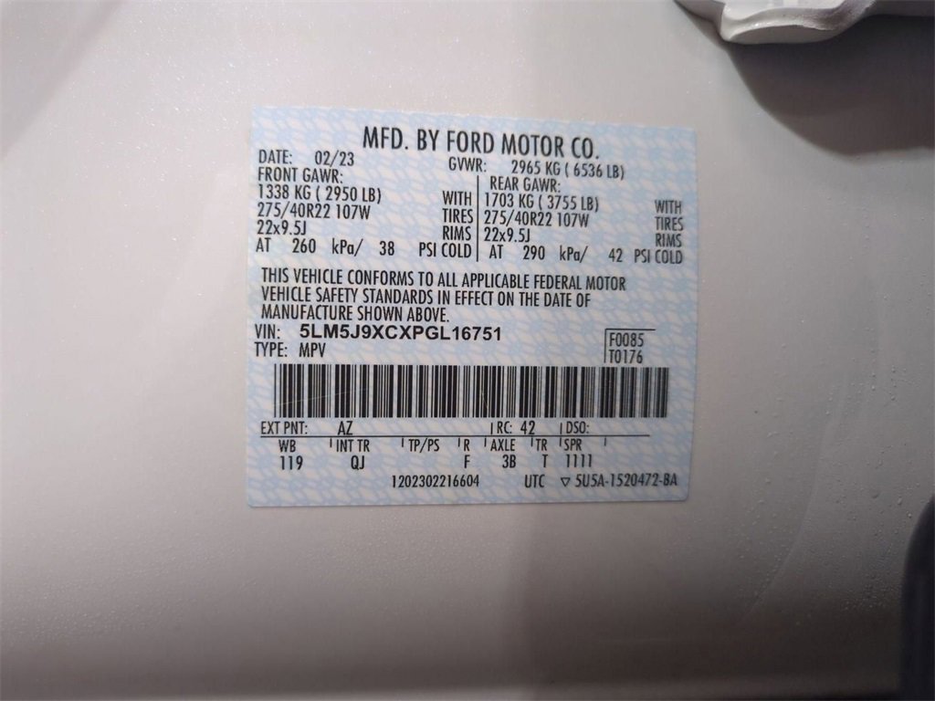 Certified 2023 Lincoln Aviator Black Label w/ Dynamic Handling Package image 35