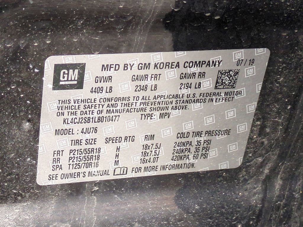 Used 2020 Buick Encore Sport Touring w/ Safety Package image 12