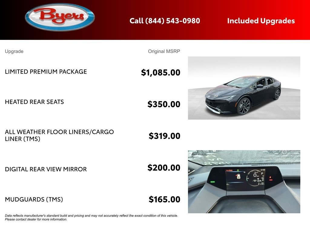 New 2026 Toyota Prius Plug-In Hybrid w/ Limited Premium Package FWD image 5