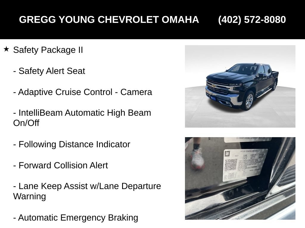 Used 2020 Chevrolet Silverado 1500 LTZ w/ LTZ Premium Package AWD/4WD image 10