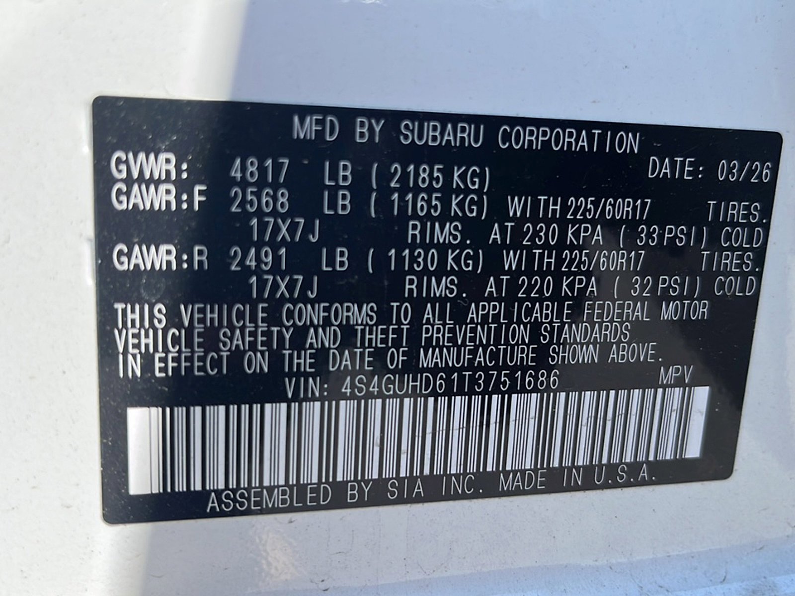 New 2026 Subaru Crosstrek 2.0i Premium AWD/4WD image 17