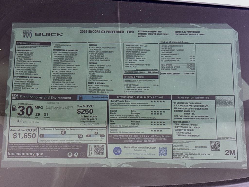 New 2026 Buick Encore GX Preferred w/ Comfort Package image 19