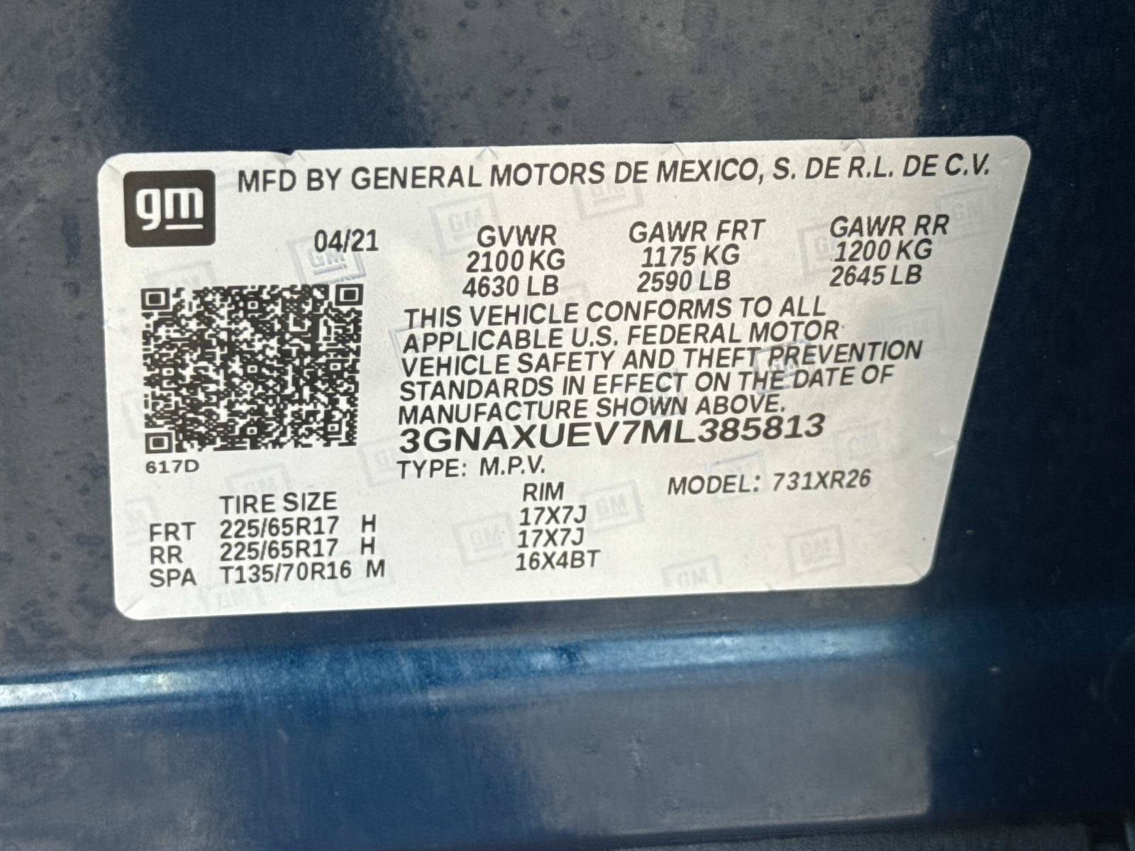 Used 2021 Chevrolet Equinox LT AWD/4WD image 25
