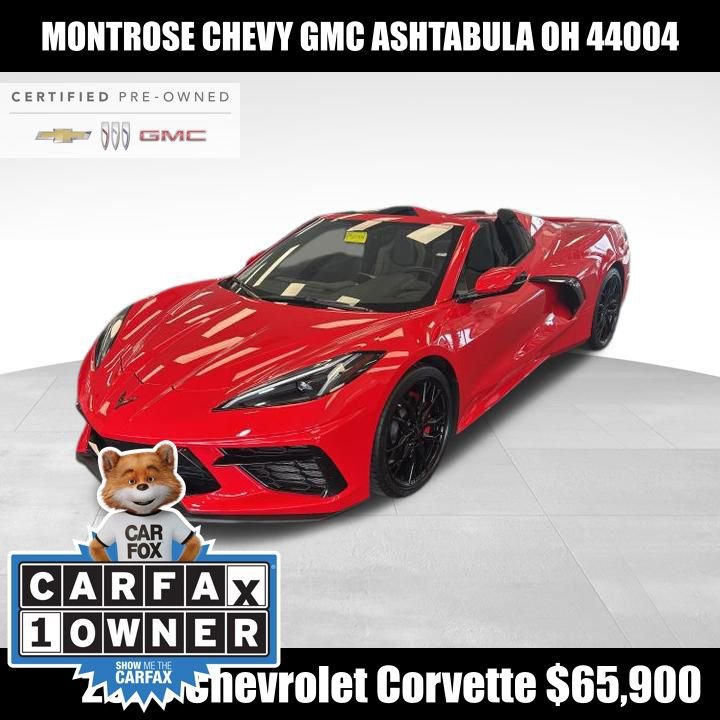 Certified 2023 Chevrolet Corvette Stingray Convertible w/ 1LT