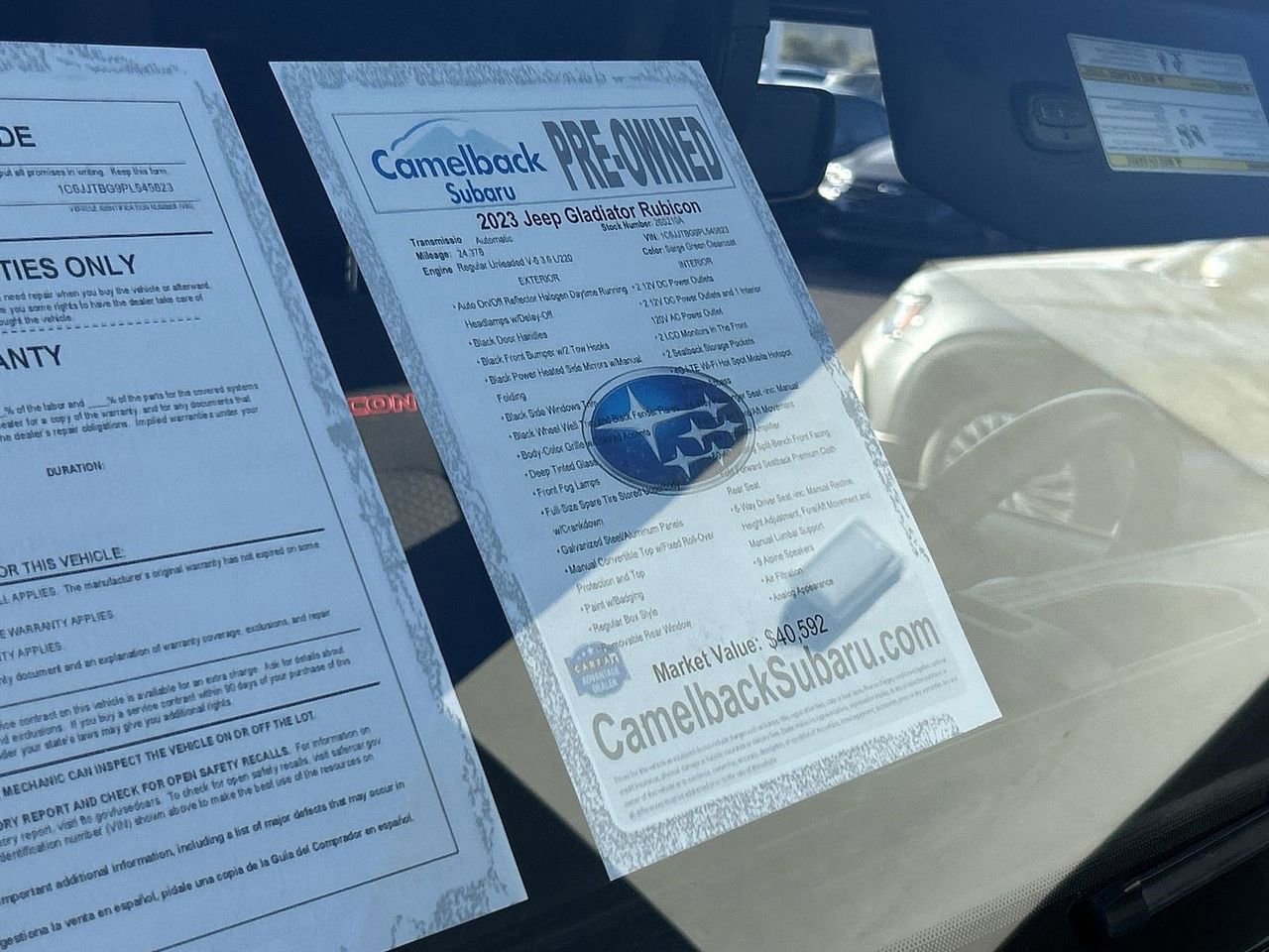 Used 2023 Jeep Gladiator Rubicon w/ Trailer Tow Package image 6