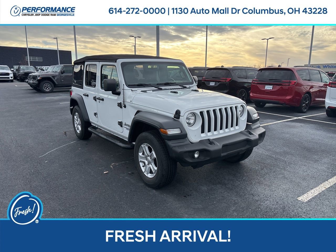 Used 2020 Jeep Wrangler Unlimited Sport S