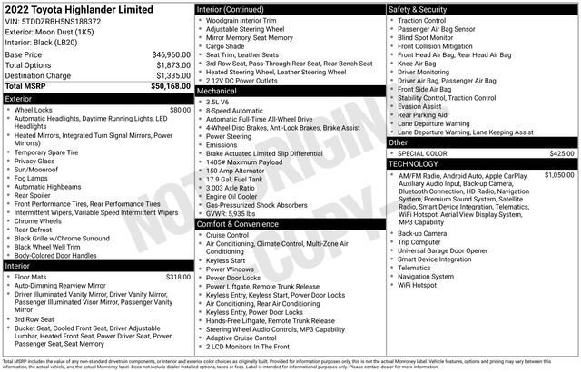 Used 2022 Toyota Highlander Limited AWD/4WD image 26