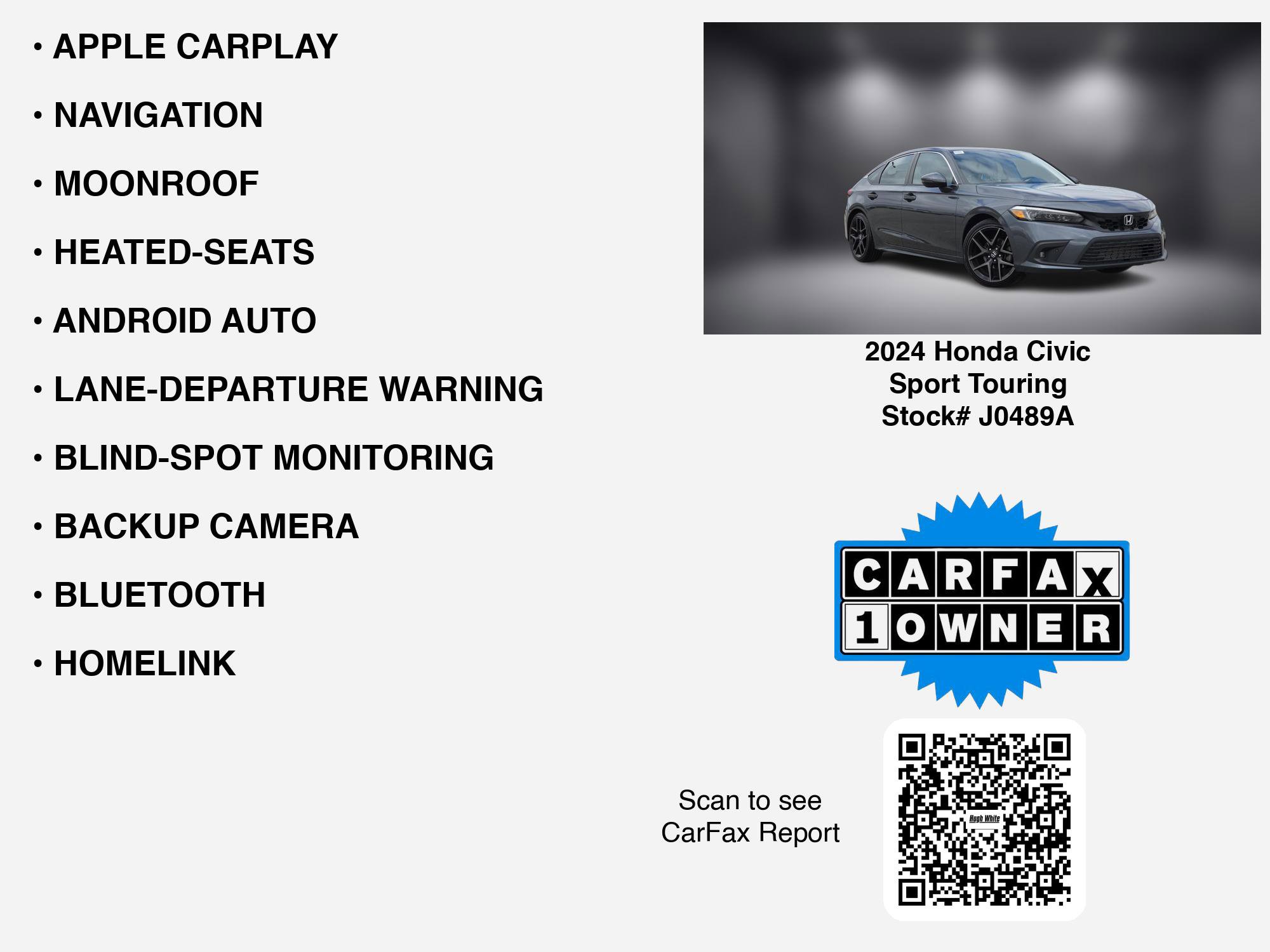 Used 2024 Honda Civic Sport Touring image 7