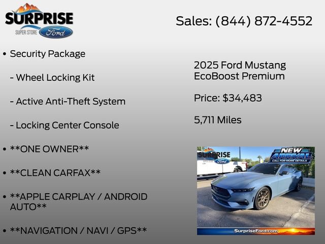 Used 2025 Ford Mustang Premium RWD image 16