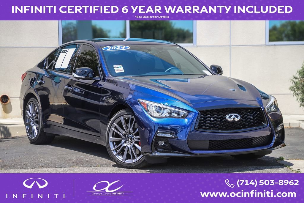 Certified 2024 INFINITI Q50 Red Sport 400