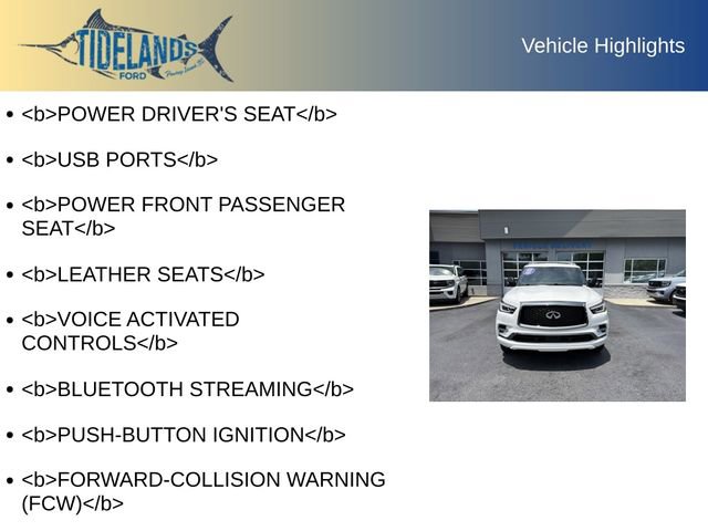 Used 2024 INFINITI QX80 Sensory AWD/4WD image 12